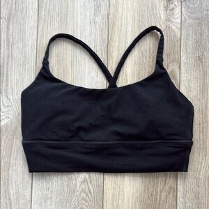 Black Women's Sports Bra vuori long line
